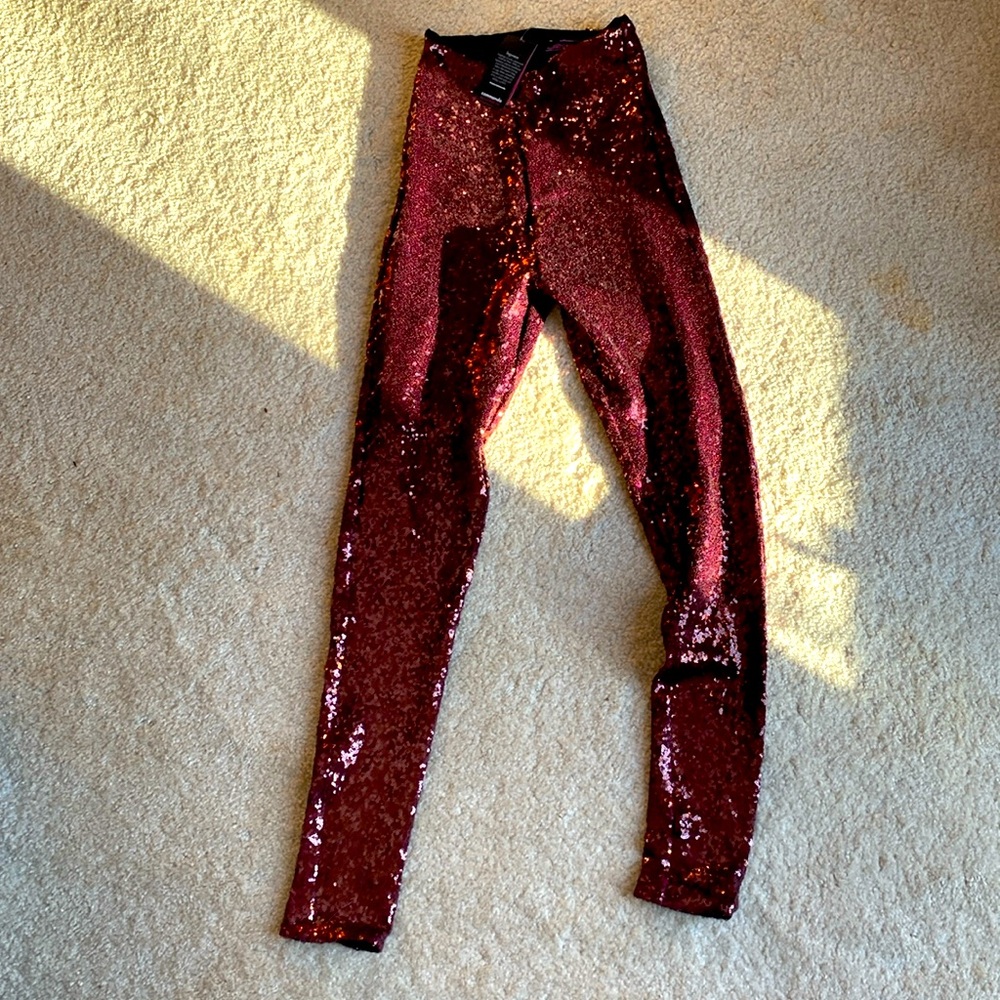 Commando sequin leggings size Medium